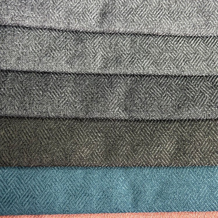 Hot sale 100% heavy polyester linen like upholstery cheap linen sofa linen living room