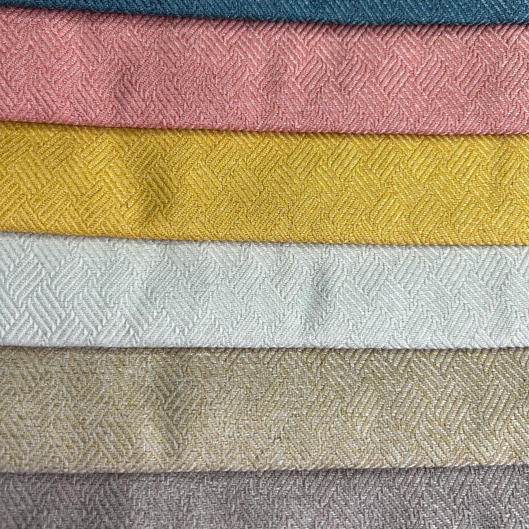 Hot sale 100% heavy polyester linen like upholstery cheap linen sofa linen living room