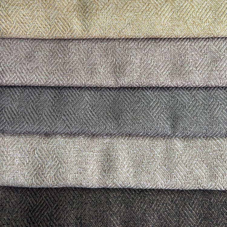 Hot sale 100% heavy polyester linen like upholstery cheap linen sofa linen living room