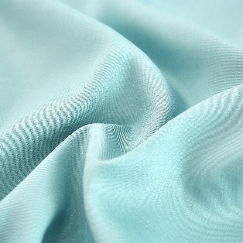 100% bamboo fiber 60s pure color solid twill woven home textile bedding fabric