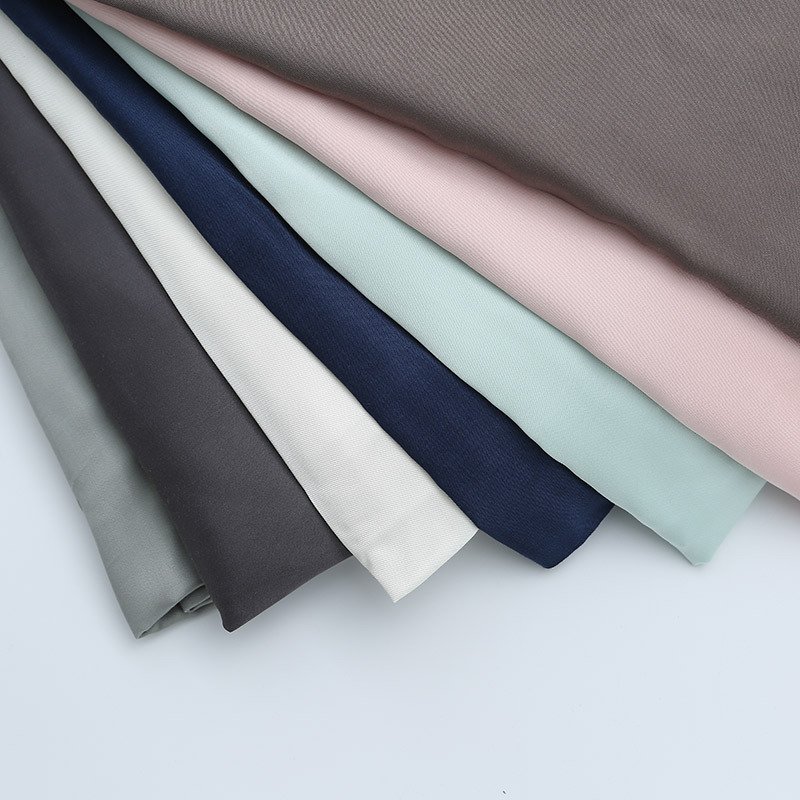 100% bamboo fiber 60s pure color solid twill woven home textile bedding fabric