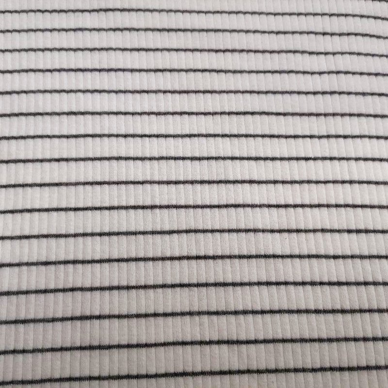 Rayon 95% spandex 5% fabric ribbed sport 4 way stretch fabric 4 way stretch rib knit stripe ribbing fabric for sweatshirts