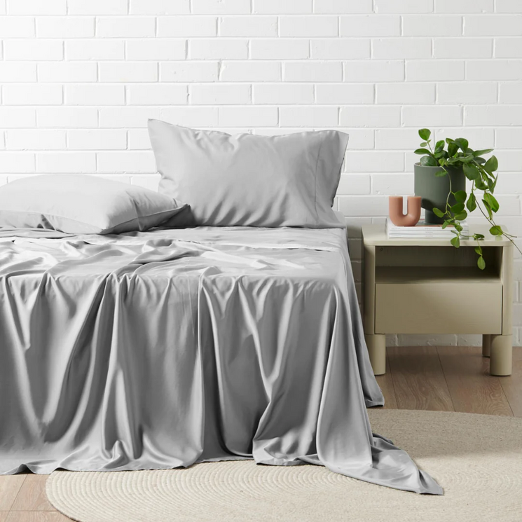 Wholesale Luxury Cooling Breathable Soft Hand Feeling Bed Sheets Set 100% Organic Viscose Bamboo Bedding Set
