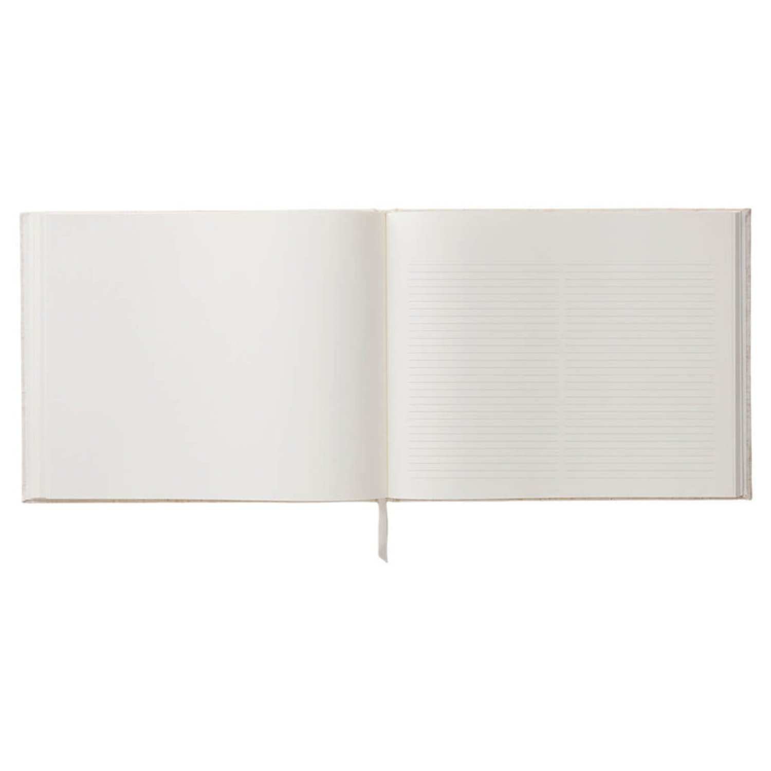 Custom A4 A5 Guest Book Signs Engagement Gifts Linen Embroidery Fabric Book Cover Wedding Guestbook