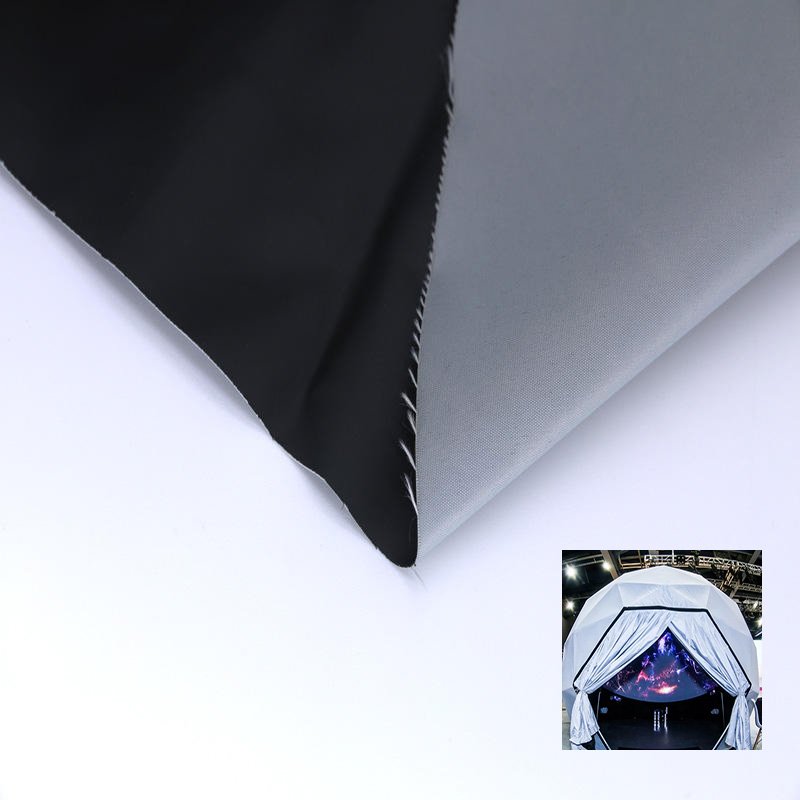 light weight sun reflective waterproof silver coated polyester fabric for camping tent