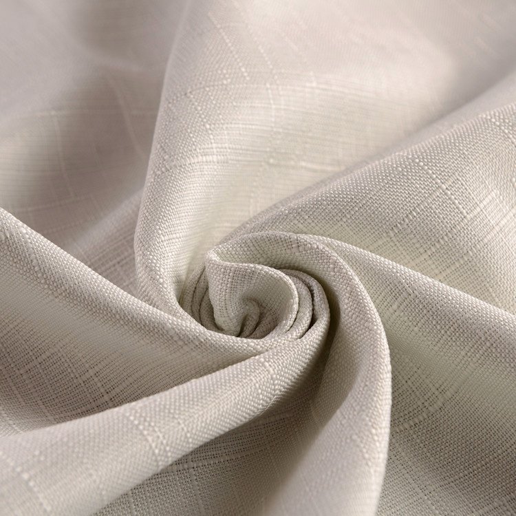 Stock 29 Colors High Quality 270gsm Thick Cushion Upholstery Sofa Linen Polyester Fabric