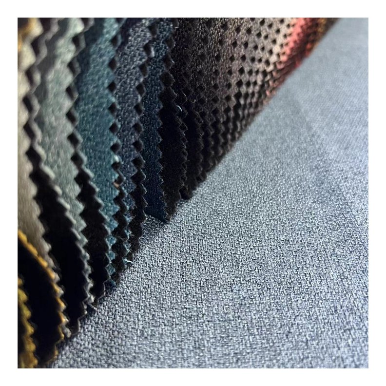 CC-EN-180 100% Polyester Linen Look Furniture Upholstery Jute Sofa Fabric