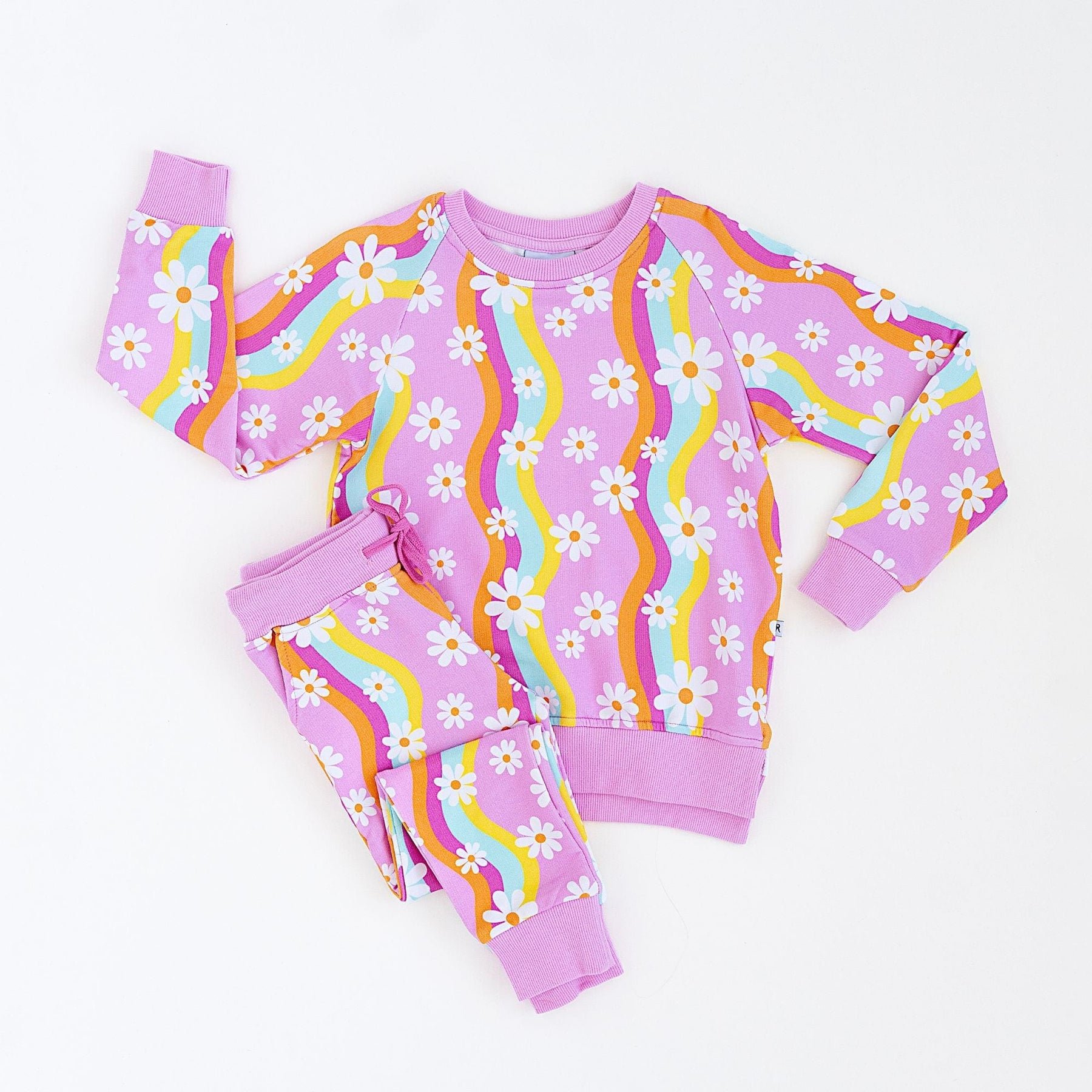 French Terry Sweatpants Hoodies Tracksuits Winter Baby Clothes Set Clothing Kids Jogger Set