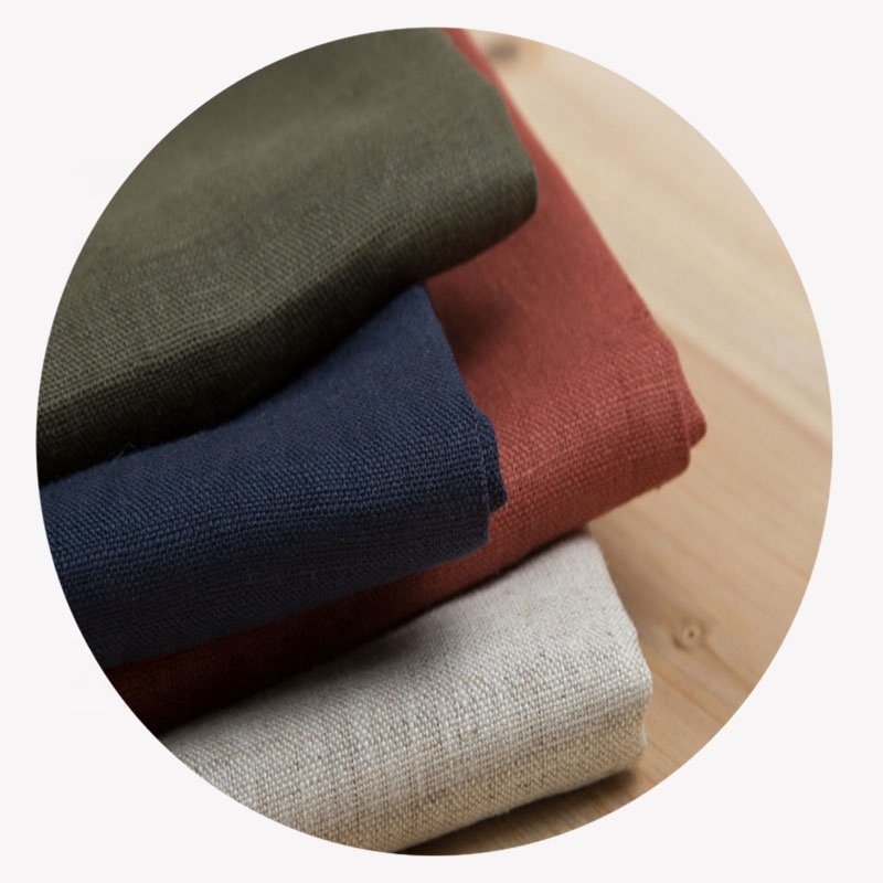 Market Wholesalers Good Quality 100% Linen Woven Fabric For Fashion Garment