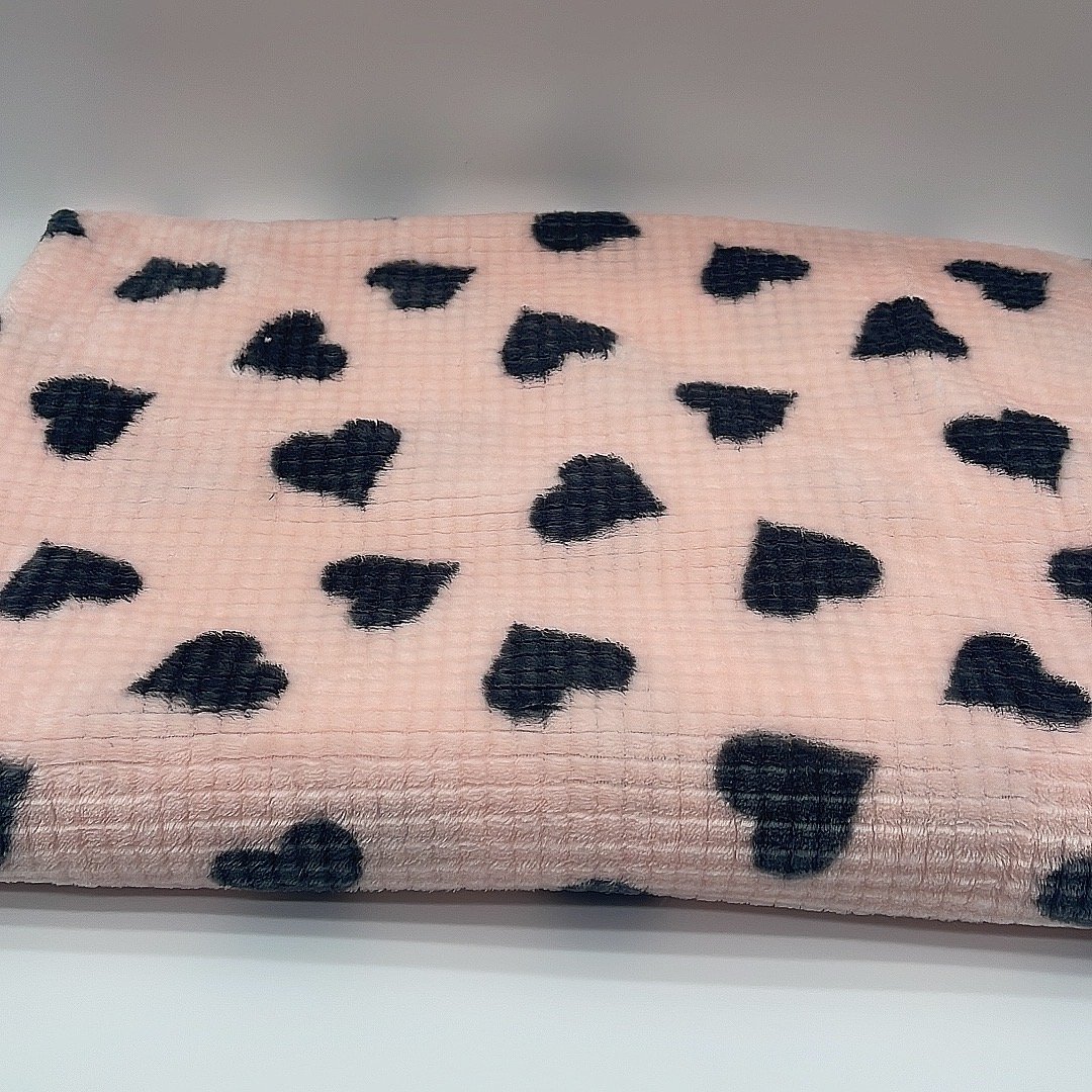 100%polyester recycled printed jacquard flannel fleece fabric for home textiles for pajamas