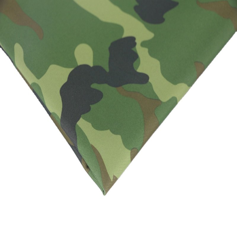 Customize Anti Static Waterproof Fireproof 100 polyester Camouflage Fabric