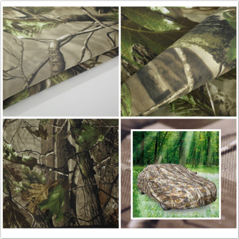 Customize Anti Static Waterproof Fireproof 100 polyester Camouflage Fabric