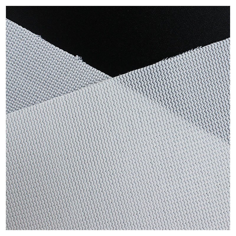 Best Seller 200GSM Fine Holes White 100% Polyester Stiff Knit Net Mesh Fabric For Hats