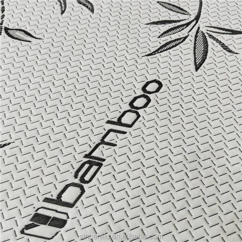 240gsm 210-240cm Bedsheet Bamboo Fiber Mattress Cover Jacquard Fabric For Mattress Cover