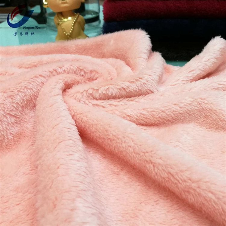 2023 custom soft sherpa teddy velvet fabric 100% Polyester fleece teddy bear curly fur fabric for toys or coats