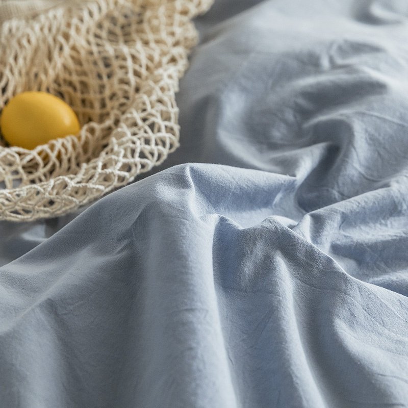 100% Organic Sateen Cotton Linen Fabric For hotel bedding set