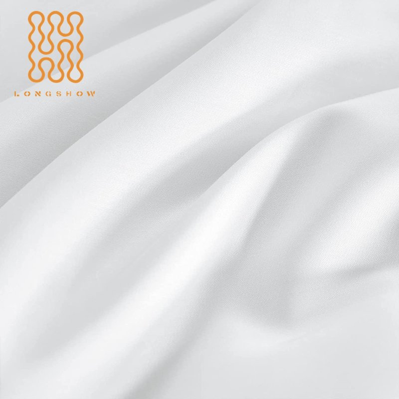 Wholesale factory 200tc twill bamboo fabric Rayon Derived from Bamboo Breathable & Soft Deep Pocket bedsheet set