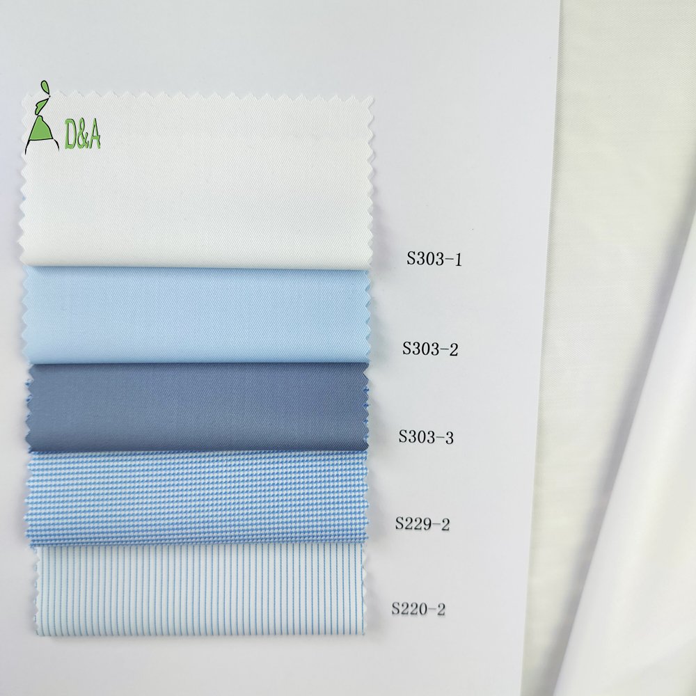 Stock Polyester Bamboo Fabric Sustainable Water/Oil/Stain-Resistant 65%Polyester 30%Bamboo 5%Spandex Fabric For Shirts