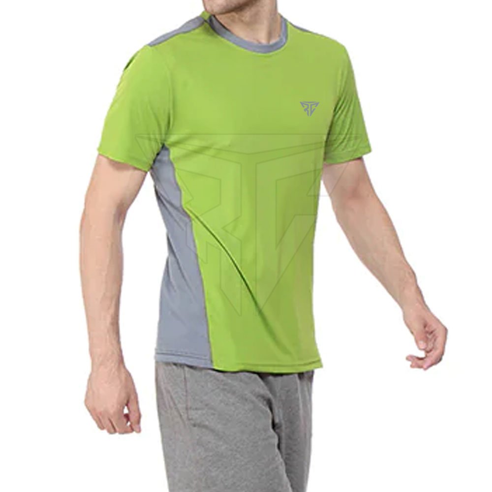 Men's Casual Comfortable Slim Fit T-Shirt Quick Dry Durable Printed Logos Short Sleeve Pakistan-Made Plain Knitted Fabric