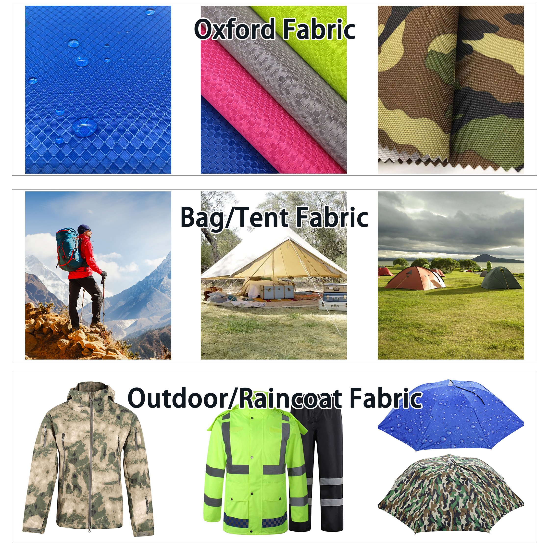 100% polyester fabric textile raw material eco-friendly fabrics wholesale waterproof woven oxford fabric