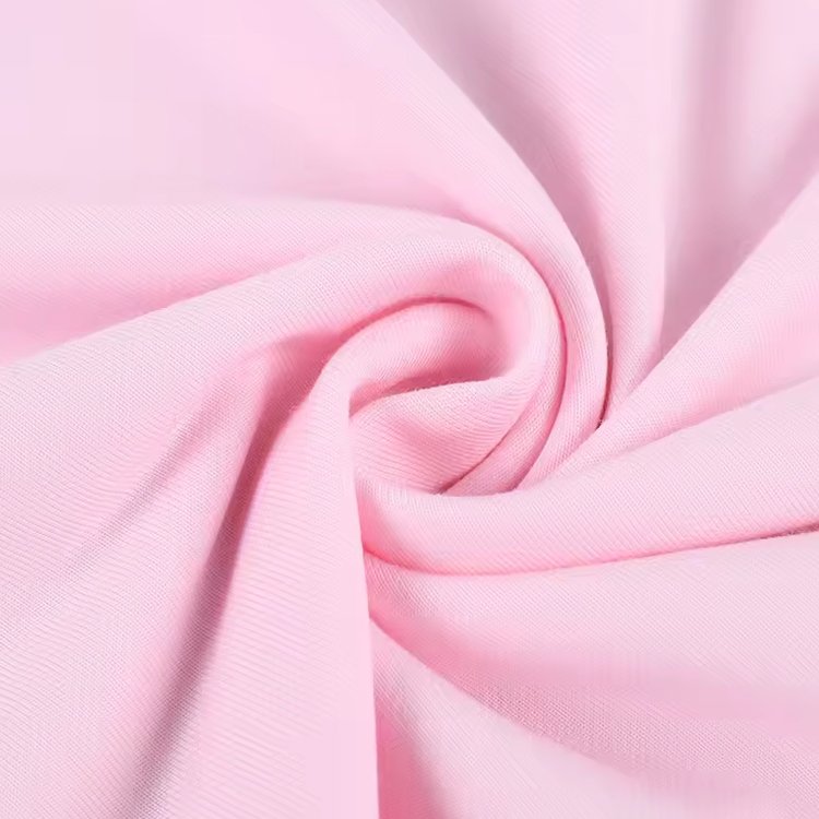 Natural Bamboo Cotton Fabric French Terry Sport Shirt Fabric Wholesale Bamboo Fabric for Clothes t-shirt
