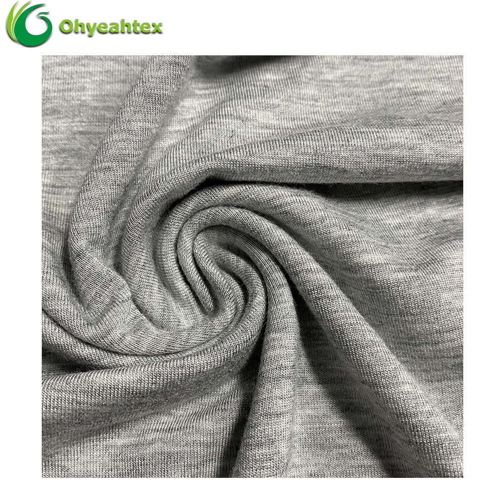 Custom Fabric Bamboo 220Gsm 95% Bamboo 5% Spandex Bamboo Fiber Fabric For Garment