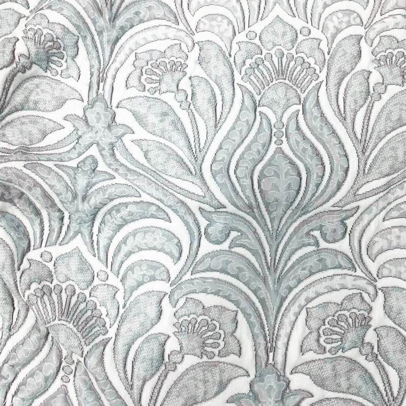 Factory Direct Luxury Design Royal Style Grey Blue Mattress Ticking Home textile Knitted Jacquard Fabric