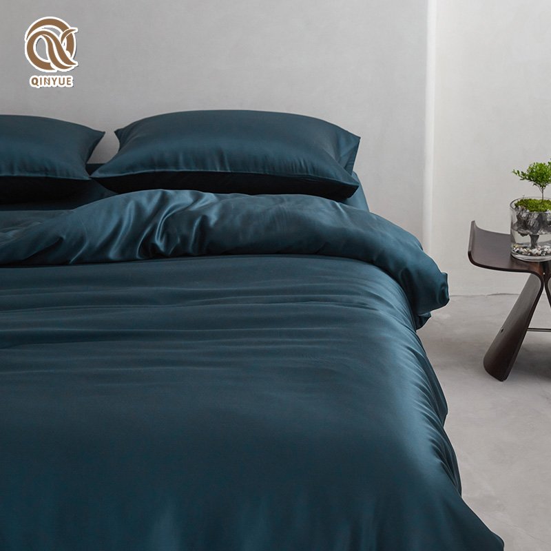 100% Bamboo fabric 300TC 400TC sateen weave bed sheet set bedding sets duvet cover sets