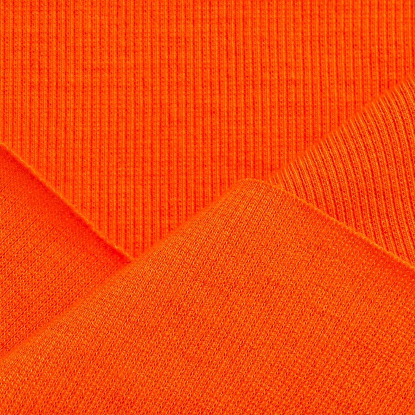 Custom Multi-colors Soft Low Elastic 100% Spun Polyester 2x2 Cuff Collar Rib Fabric For T-shirt Hoodie Coats