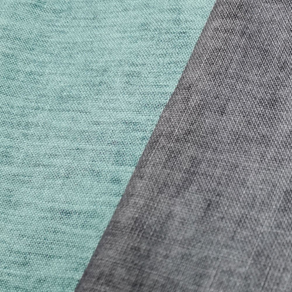 High quality tear resistant woven oxford PE coated linen viscose blend fabric
