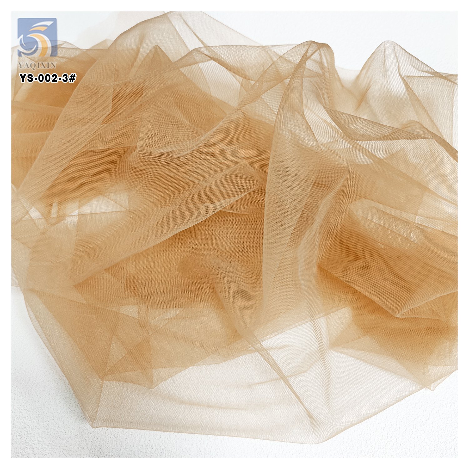 Hot Spots Product Naked Skin Tone illusion 100 Polyester Soft American Mesh Tulle Fabric by Yards