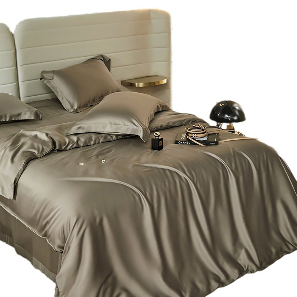 OEM ODM Eco-friendly Organic bamboo lyocell bedsheets bedding set bed cover fitted bamboo sheets