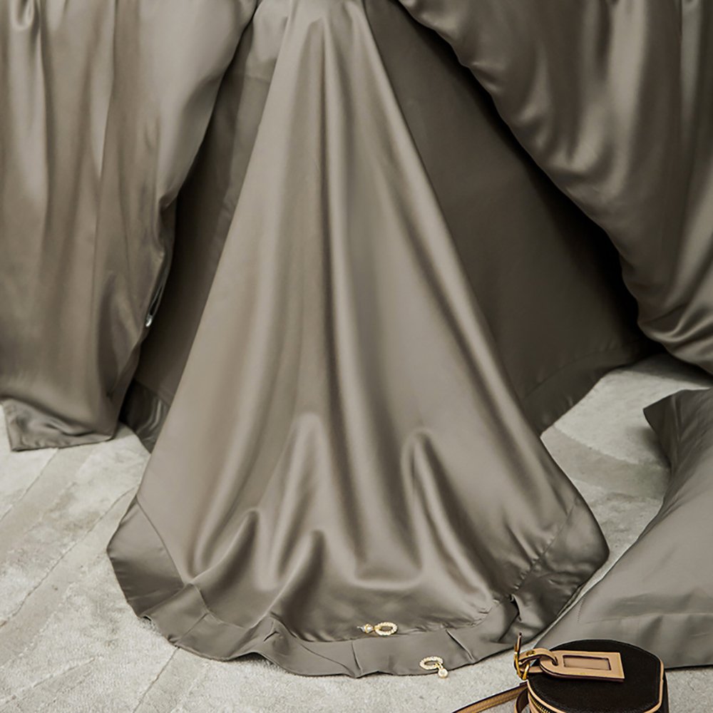 OEM ODM Eco-friendly Organic bamboo lyocell bedsheets bedding set bed cover fitted bamboo sheets