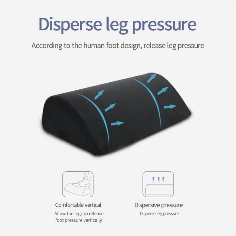 Non-slip Semi Cylinder Foot Support Cushion Relieves Foot Pain Comfortable Office Foot Rest Pillow Under Desk