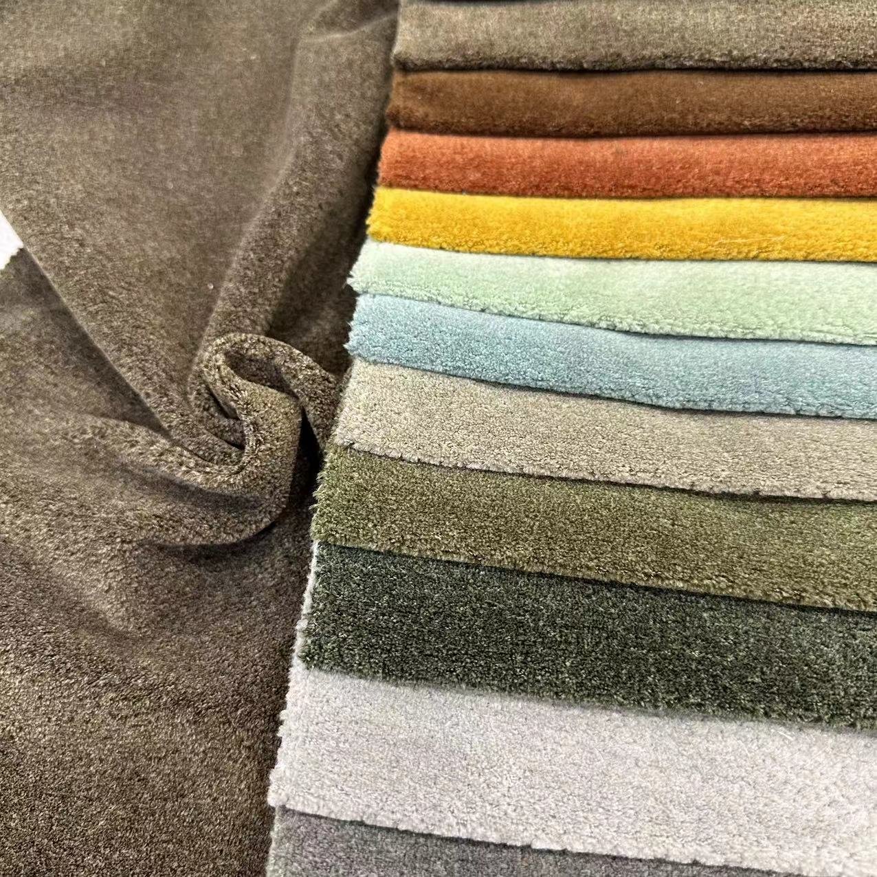 X9144- polyester home textile sofa fabric for plain Comfortable Warm Upholstery Pillow linen curtain fabrics For Home