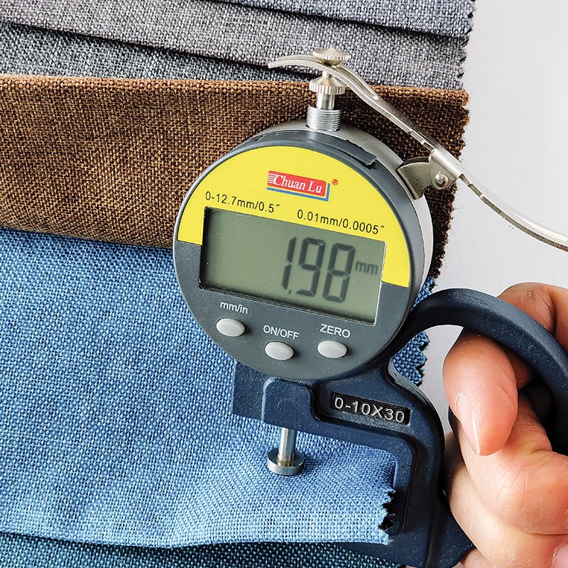 Imitate Linen Fabric for Men's Shirt Eco Friendly Lightweight Solid Dyed 100 Cotton Woven Plain Fabric Shirt Dress