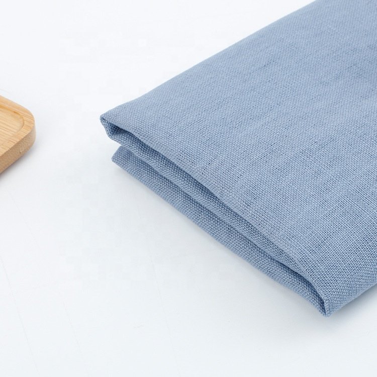 Custom High Quality China Woven Summer Tela Lino Shirting Eco Friendly 100% Linen Fabric