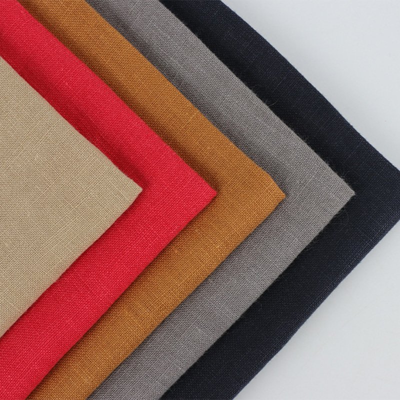 Custom High Quality China Woven Summer Tela Lino Shirting Eco Friendly 100% Linen Fabric