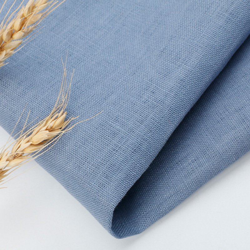 Custom High Quality China Woven Summer Tela Lino Shirting Eco Friendly 100% Linen Fabric