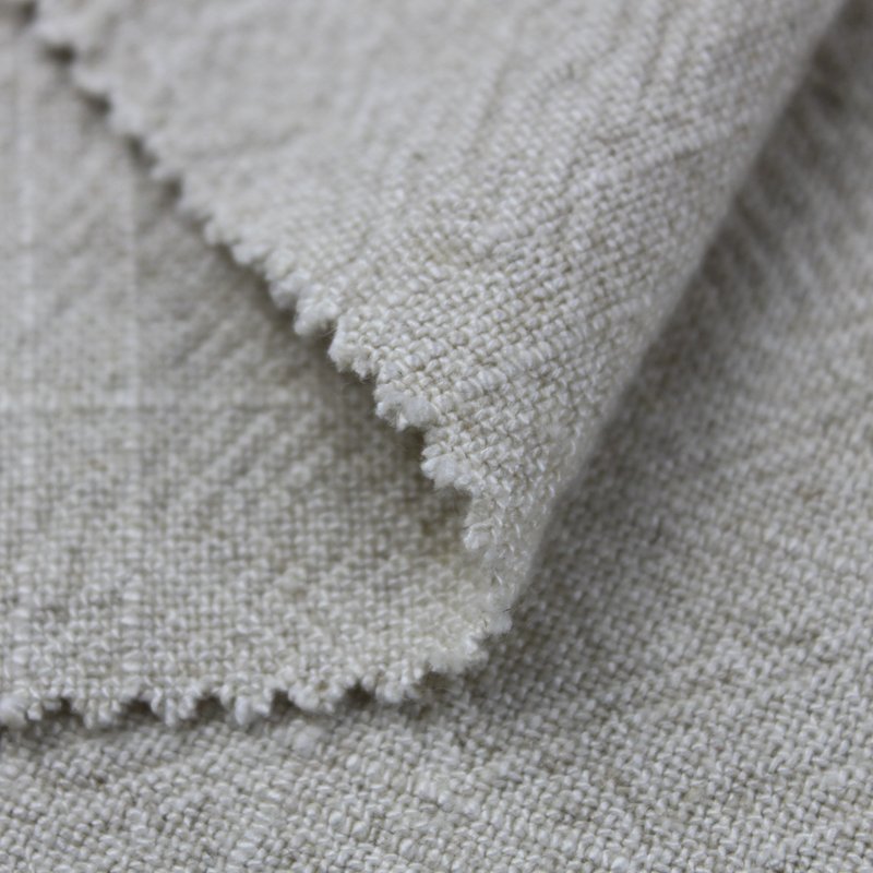 Hometextile Living Room Sofa Rayon Linen Yarn Dyed Solid Fabric for Skirt Suit Dress Pant Trouser Shirt Fabric OCS Certified