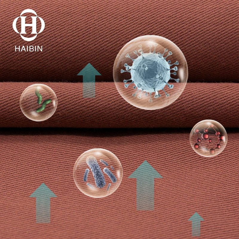 Eco Friendly 100% Bamboo Fabric Anti-Bacteria/UPF40+ Nature Fiber Woven Fabric For Mat