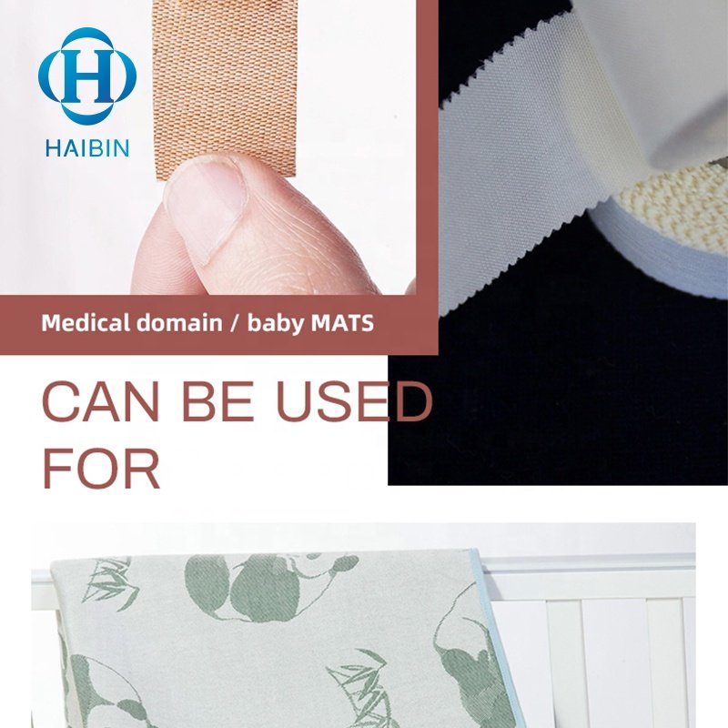 Eco Friendly 100% Bamboo Fabric Anti-Bacteria/UPF40+ Nature Fiber Woven Fabric For Mat