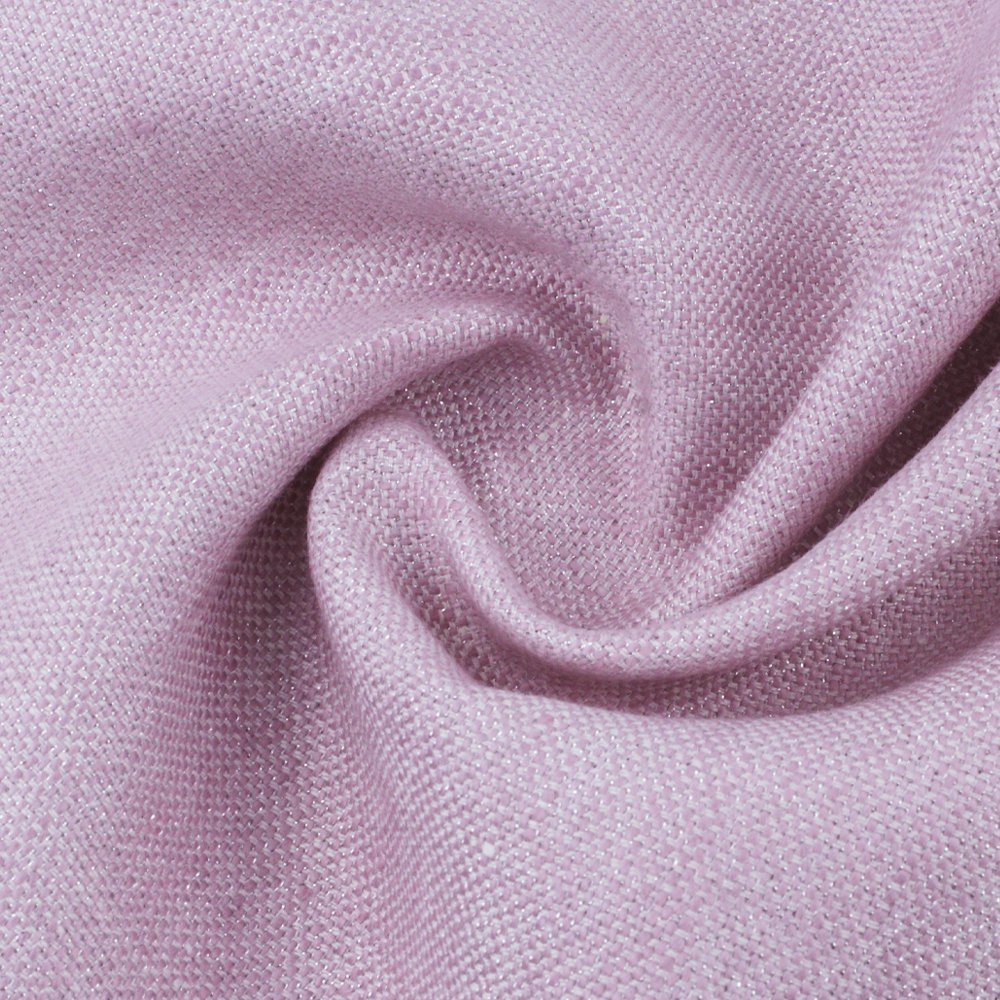 Hot Selling Organic Yarn Dyed Linen Blended Solid with Gold Yarn Fabric for Skirt or Home Textile European Flax