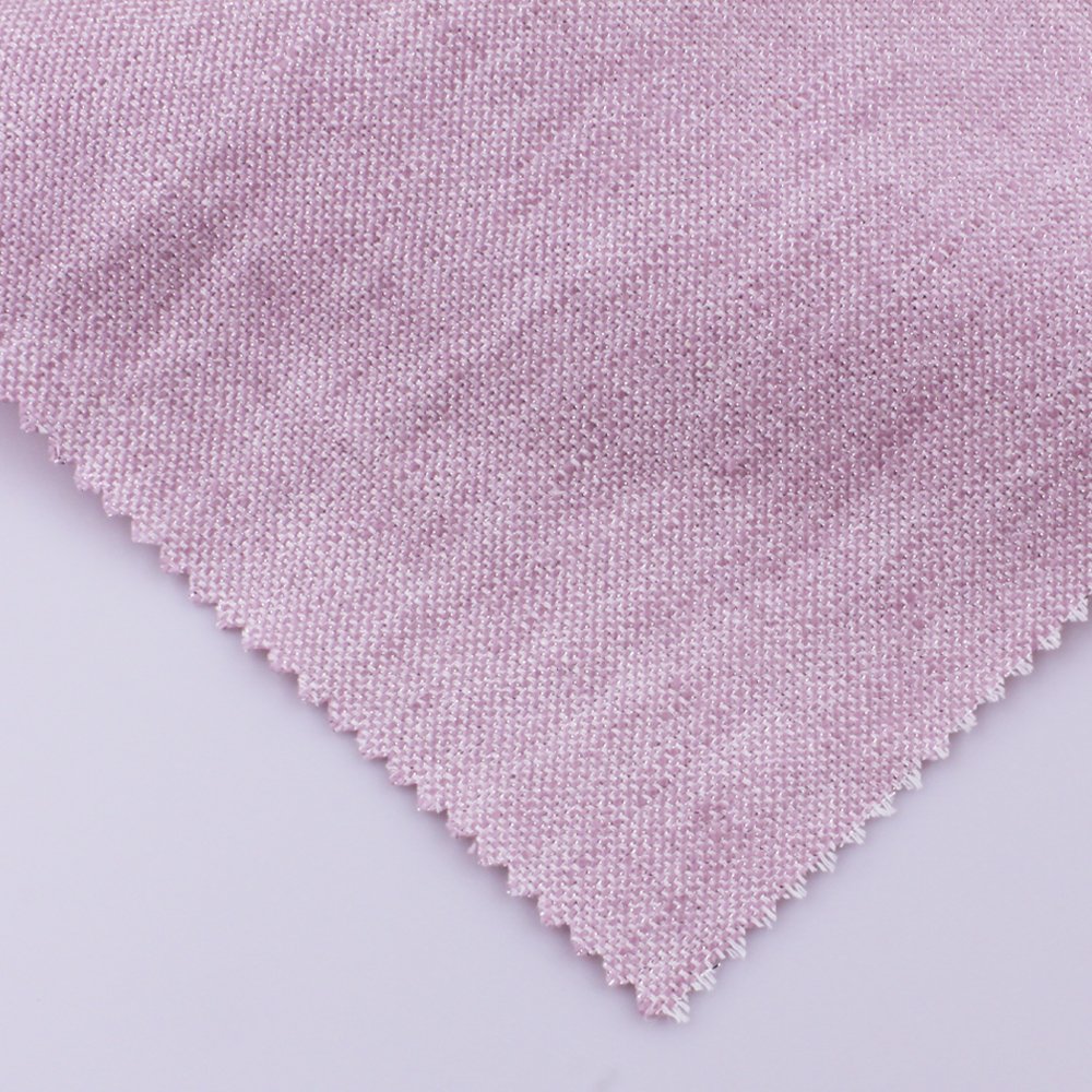 Hot Selling Organic Yarn Dyed Linen Blended Solid with Gold Yarn Fabric for Skirt or Home Textile European Flax