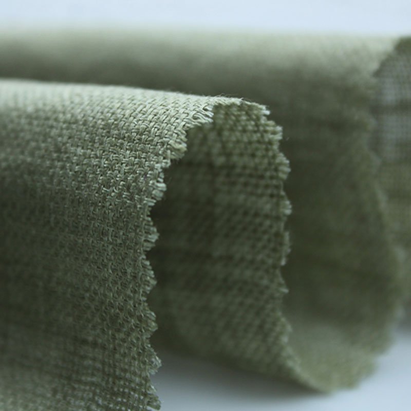 Fashionable Delicacy Hot Sell 100%Linen Yarn Dyed Fabric for Dress or Shirt