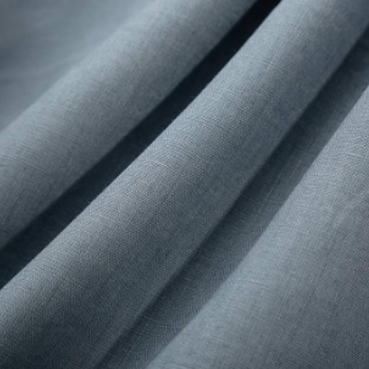Sustainable stock lot free solid color soft 100% french linen fabric for men's shirt european flax linen fabric for women dress