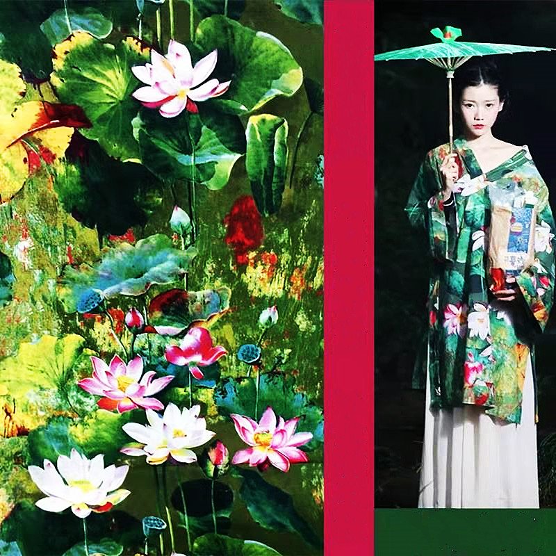 Customized Printing 100% Organic Cotton Waterproof Fabric