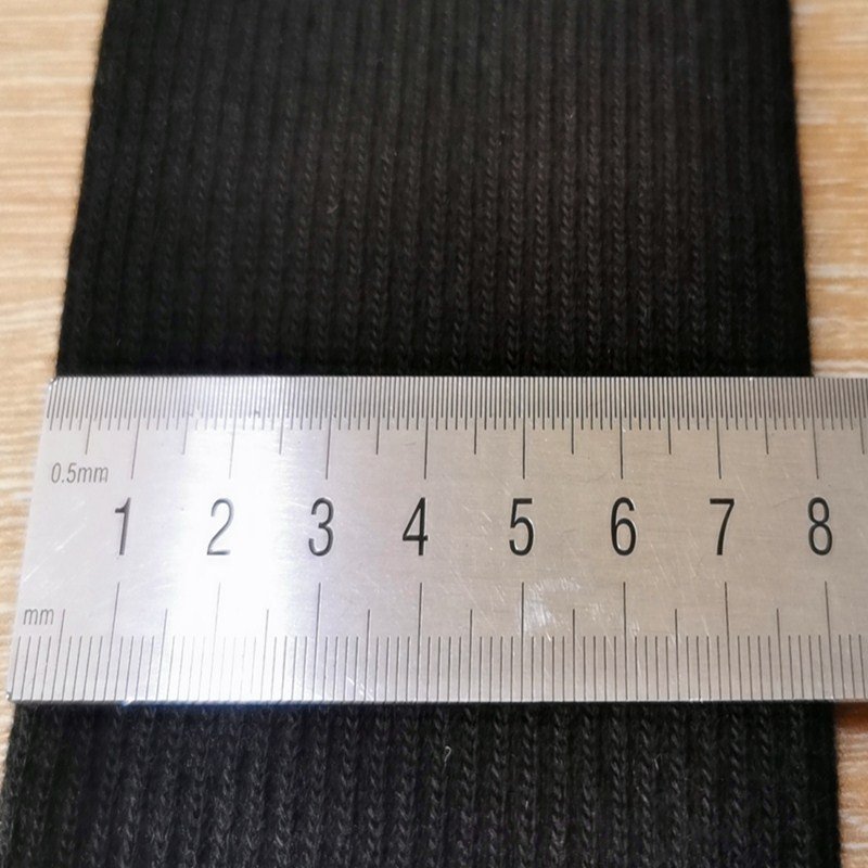 95 acrylic 5 spandex knitted tubular rib for down jacket