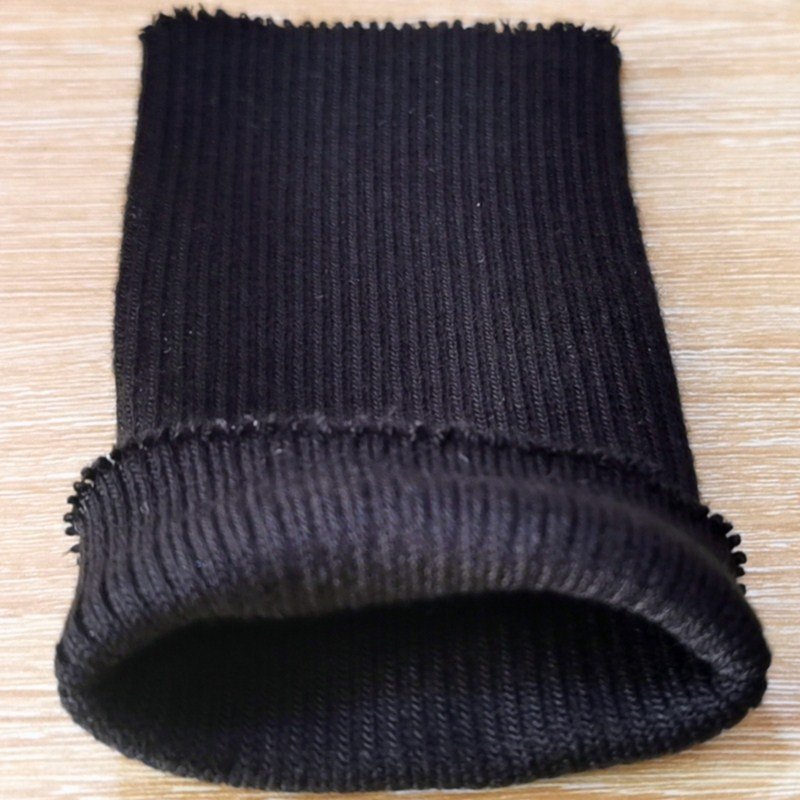 95 acrylic 5 spandex knitted tubular rib for down jacket