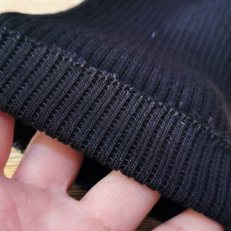 95 acrylic 5 spandex knitted tubular rib for down jacket